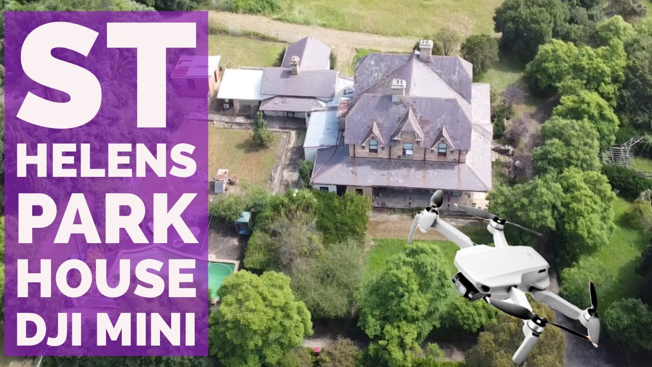 DJI mavic mini se drone **Hidden mansion** St Helens Park House - YouTube