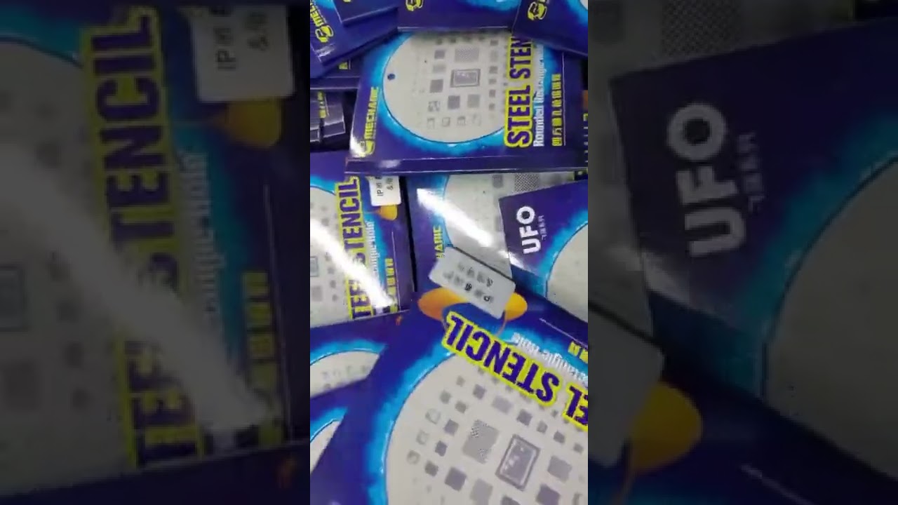 UFO universal stencil for iPhone and Android