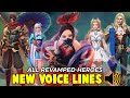 REVAMPED HANABI is A TRASHTALKER! ALL UPCOMING REVAMPED HEROES VOICE LINES 🔊 😍 - MLBB