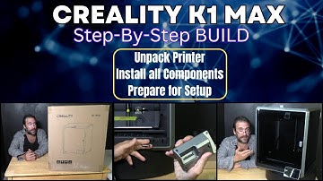 Full Unboxing & Build of Creality K1 MAX 3D Printer. Large Fast Printer