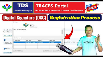 TRACES DSC Registration Process | Traces DSC Error Solution #dsc_guru2023