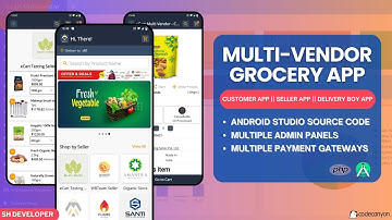 Explore Multi-Vendor Grocery App in Android Studio | Ready-to-Use Source Code