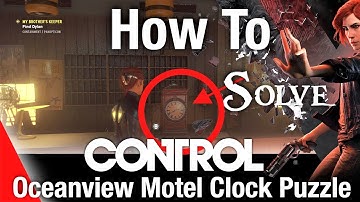 A Matter of Time Oceanview Motel Clock Traverse 🧩 Control