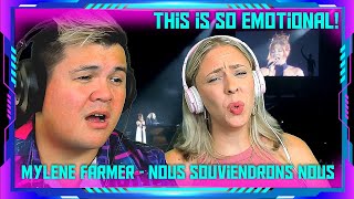 Americans react to Myléne Farmer - Nous souviendrons nous - Live| THE WOLF HUNTERZ Jon and Dolly