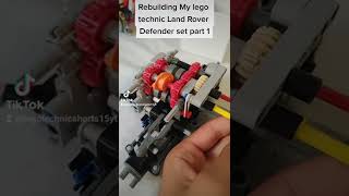 Lego Technic Land Rover Defender Re-Build part 1