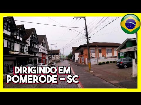 Driving In Pomerode - Brazil | South Portal | North Portal | half-timbered route