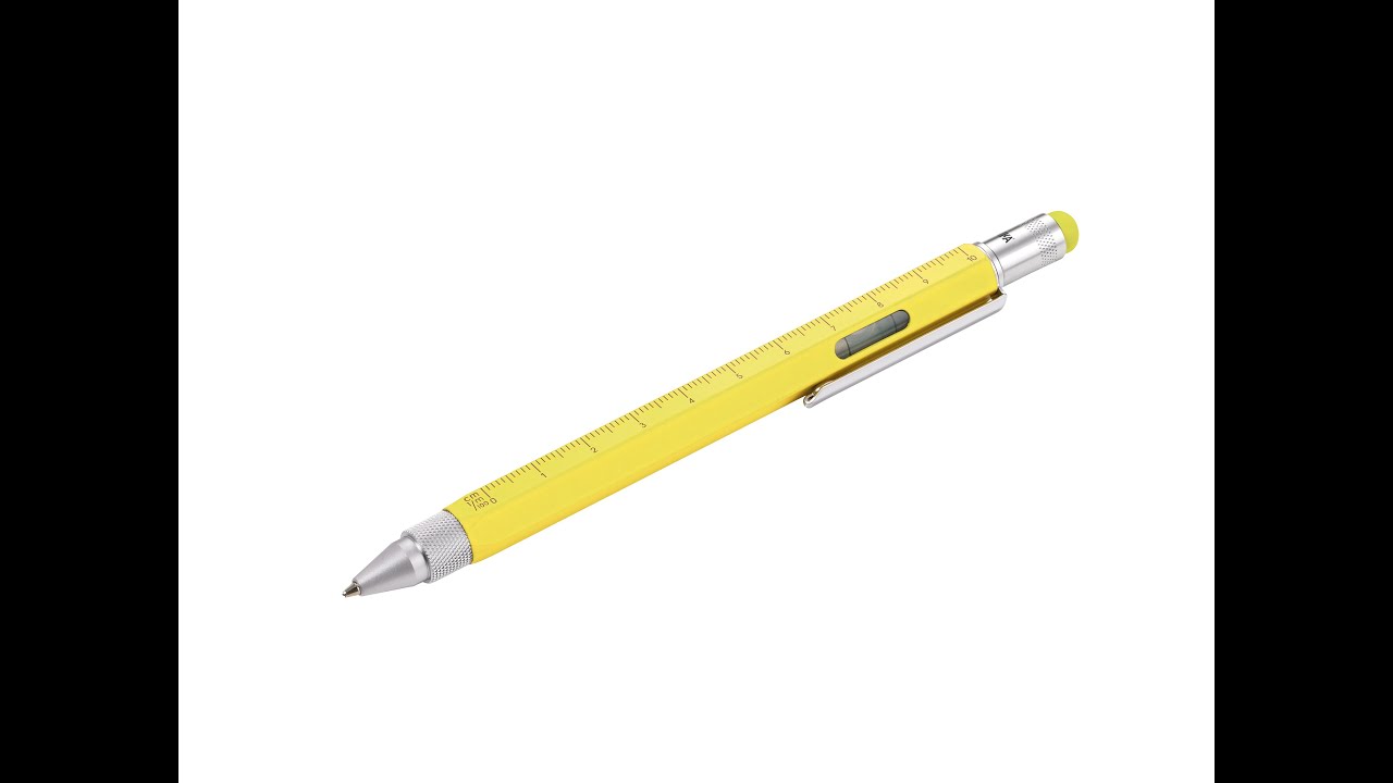 Troika Construction Multi-Tool Ballpoint Pen Neon Orange