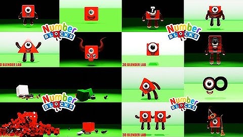 NUMBERBLOCKS Superparison Part 1 | 3D Blender Lab