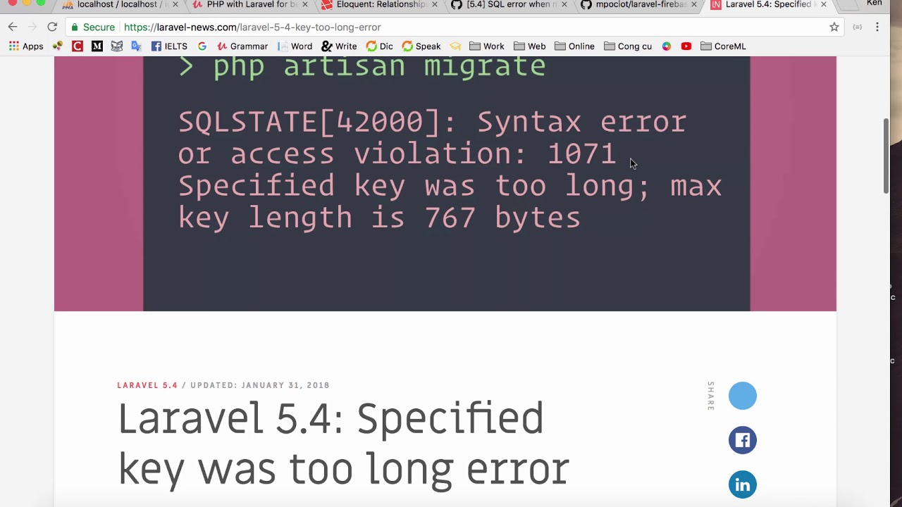 Word too long. 767 Байт. SQLSTATE 02000. Skestate. STD length Error.