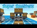 3 Different Super Smelter Designs for Minecraft Bedrock &amp; Java!