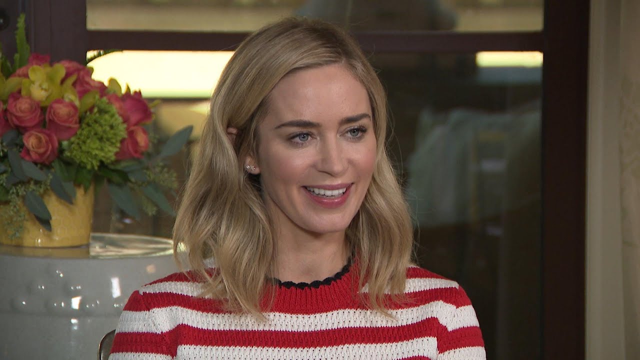 Emily Blunt Reacts to Husband John Krasinski Crying Over 'Mary Poppins' (Exclusive)