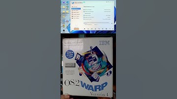 OS/2 WARP 4 el mejor sistema operativo para PCs de la historia. En 1991 #microsoft deja de colaborar