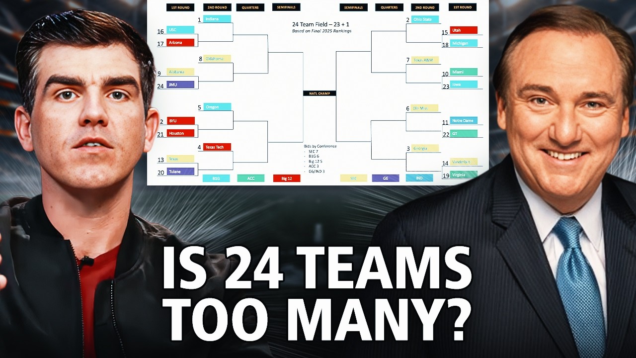 24 TEAMS?? We Debate Tim Brando on CFP Expansion