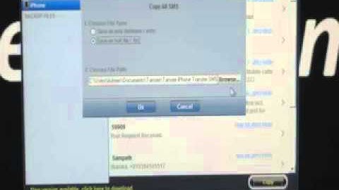 iPhone SMS Backup Backup iPhone 5 SMS to Mac and Save it as HTML file