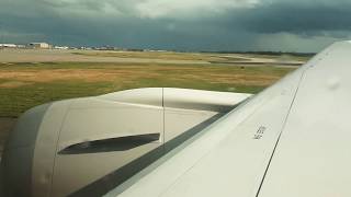 Etihad Boeing 787 engine start, taxi and takeoff from Melbourne Tullamarine Airport {YMML/MEL}