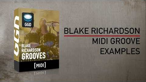 Getgood Drums Blake Richardson Groove Pack - Midi Pack Examples