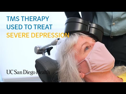 TMS Therapy Used to Treat Severe Depression | UC San Diego Health thumbnail