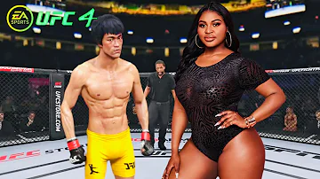 PS5 | Bruce Lee vs. Chocolate Model Simona [EA Sports UFC 4]🥊