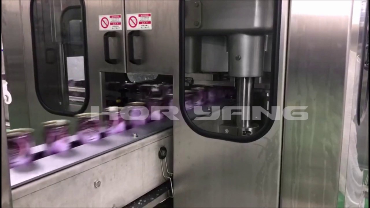 42000CPH Can Filling Seaming Machines 【Mixed Congee】 - YouTube