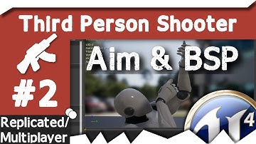 [ue4] Create Aim Offset and Blendspace - ThirdPersonShooter #2 (multiplayer support)