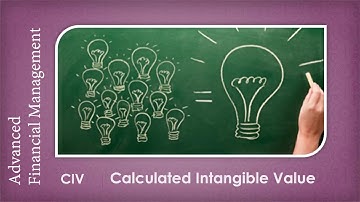 Calculated Intangible Value | Advanced Financial Management
