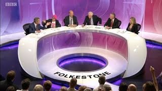 'Shut UP!' Eddie Izzard AND Nigel Farage get slapped down by audience on BBC's Question Time