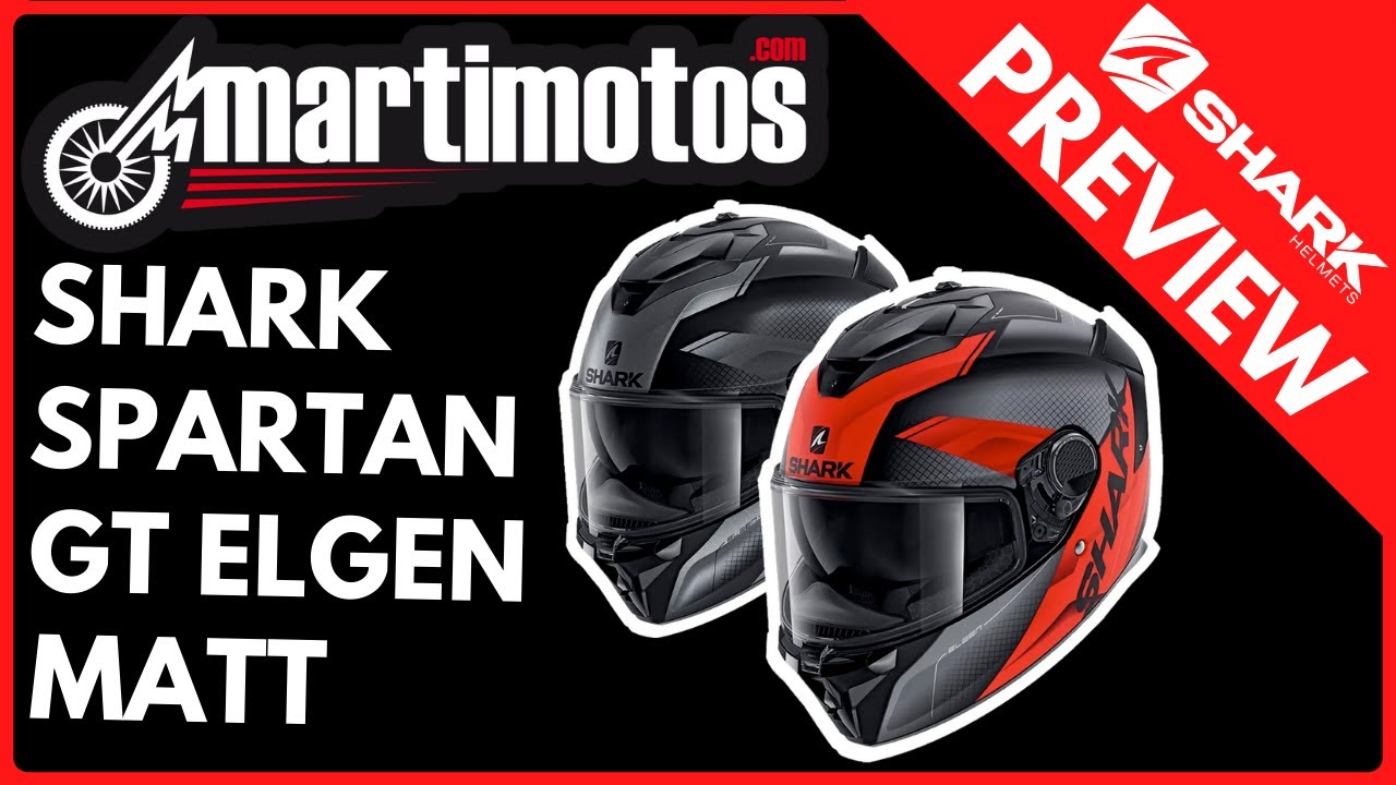 PREVIEW // 🔥 SHARK SPARTAN GT ELGEN MATT - YouTube