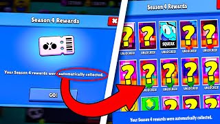I Let Brawl Stars Auto Collect My Entire Brawl Pass... *satisfying*