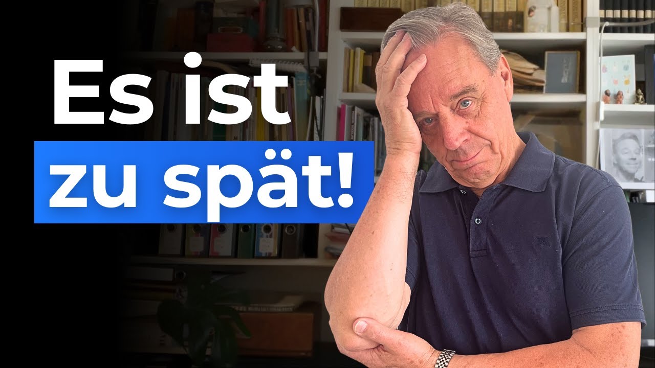 Ich bin 70... Wenn du heute 55, 60 oder sogar 70 bist, dann hör gut zu!