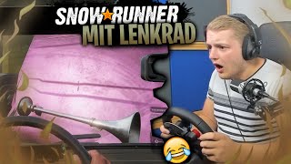 SNOW RUNNER, aber mit LENKRAD!! | Trucker sein mit @Rumathra