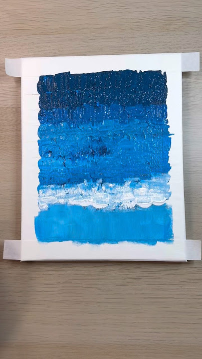 Impressionism beginners - waves #painting #waves