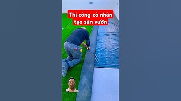 Thi công cỏ nhân tạo sân vườn tiêu chuẩn châu Âu (tham khảo) #artificialgrass #artificialturf