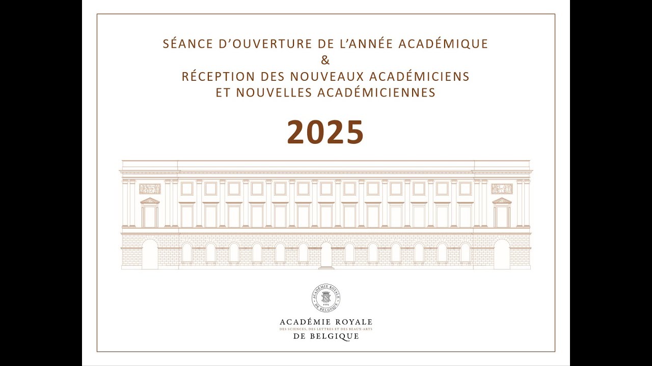 Séance d'ouverture de l'année académique et réception des nouveaux membres titulaires