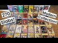 Huge modern comic book collection 270 slabs and 205 graded trading cards