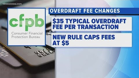 New rule caps banking overdraft fees