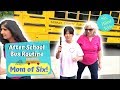 Mom And 6 Kids - After School Bus Routine, Bus Numbers, and Autism