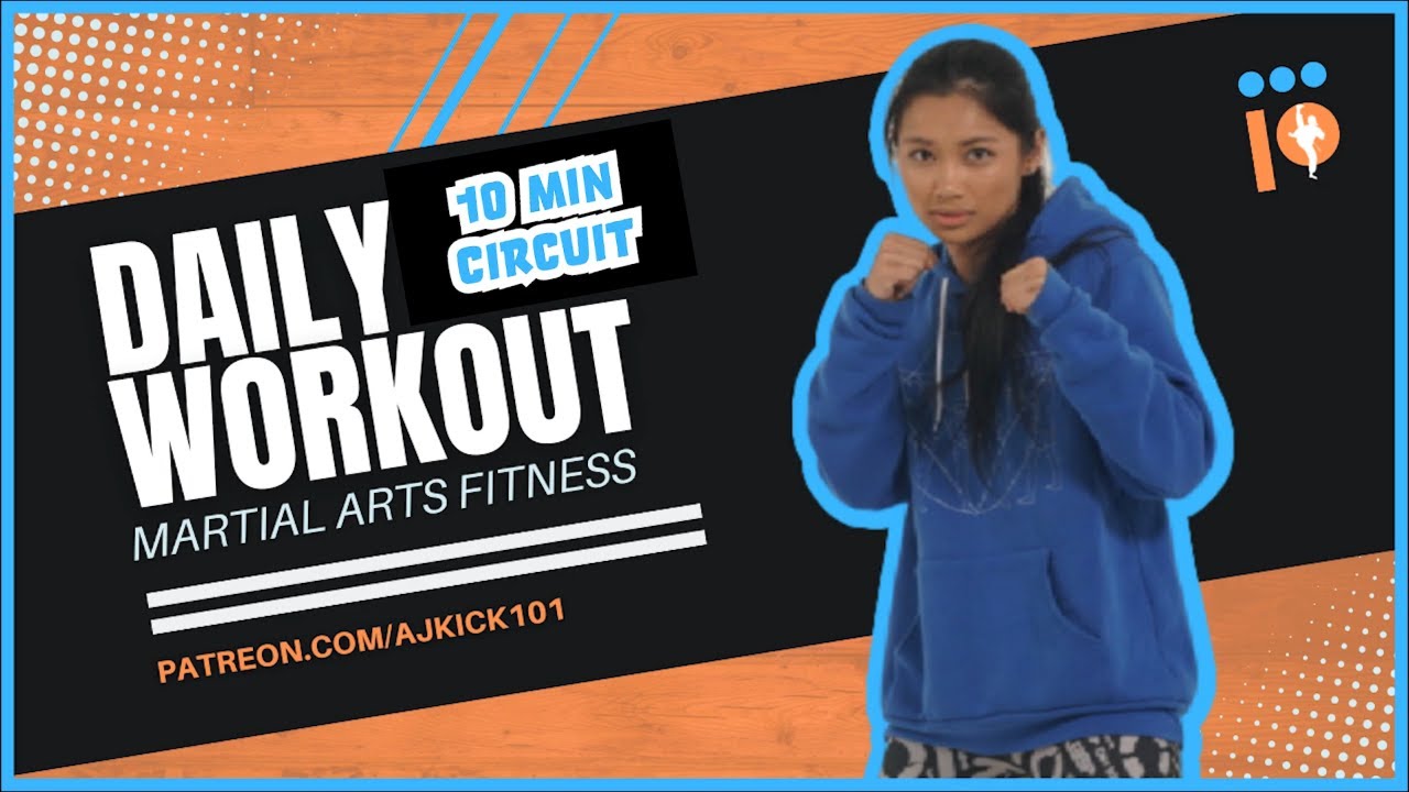 Train Martial Arts while SITTING! Martial Arts Fitness 10 min