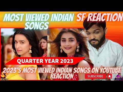 2023's Most Viewed Indian Songs on YouTube REACTION!! | Top 25 Indian Songs