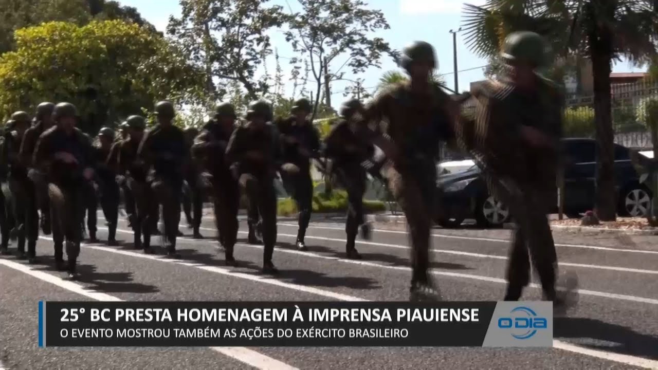 25º BC presta homenagem à imprensa piauiense em evento sobre ações do Exército 02 06 2023