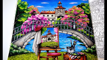 ROMANTIC COUNTRY the third tale | Marcus Part 4 | TUTORIAL | Prismacolor