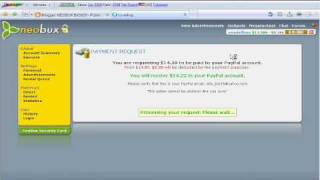 Neobux: HOW TO CASH-OUT EARNINGS screenshot 3