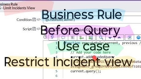 Day 6 ServiceNow Interview Prep | Before Query Business Rule | Use Case