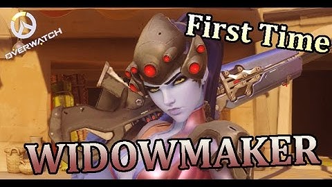 FIRST TIME WIDOWMAKER - Overwatch Gameplay With Nathou
