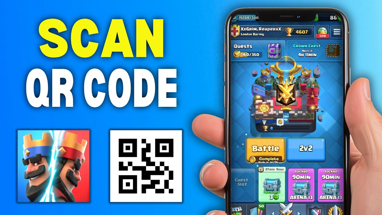 How To Scan QR Code In Clash Royale (Full Guide)