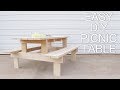 Modern Picnic Table Diy