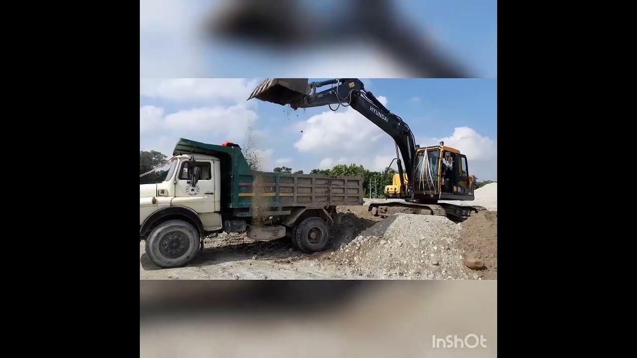 How to work Excavators loading tipper in easy YouTube