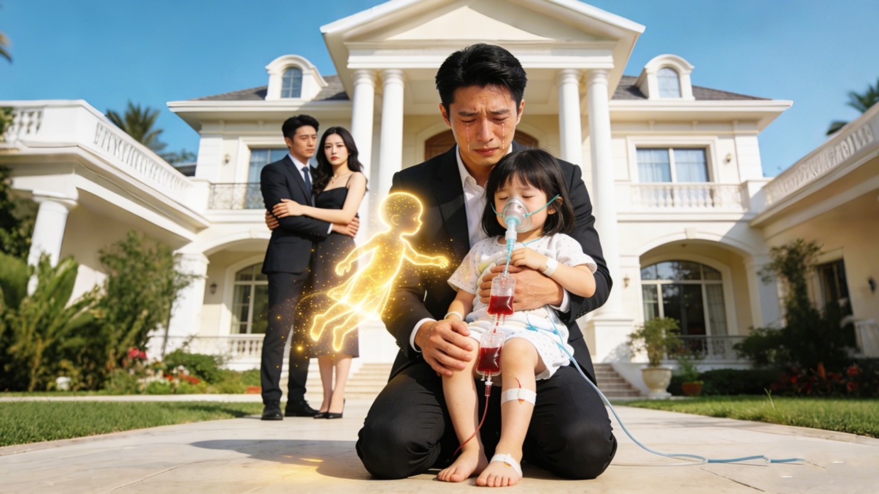 老婆聽信白月光教唆，不顧親生女兒在醫院病死，葬禮現場他讓渣男賤女家破人亡！#短劇 #逆襲 #萌娃 #親情