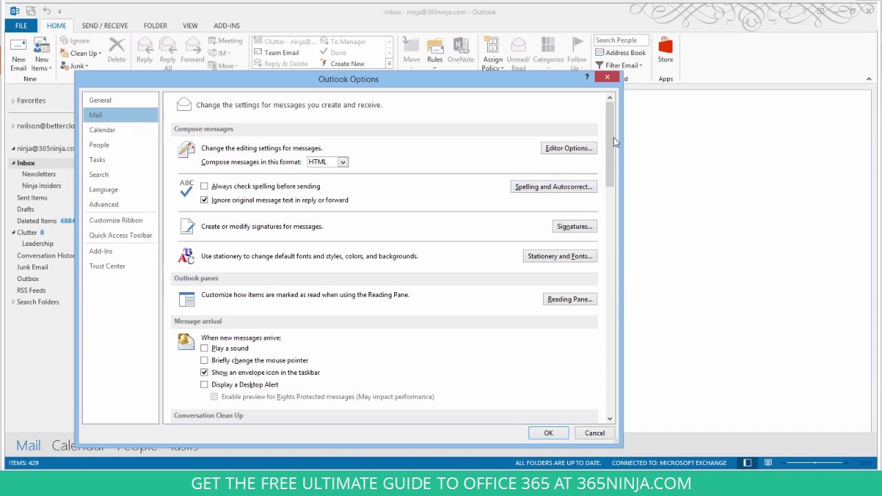 how to add read receipt in outlook mail