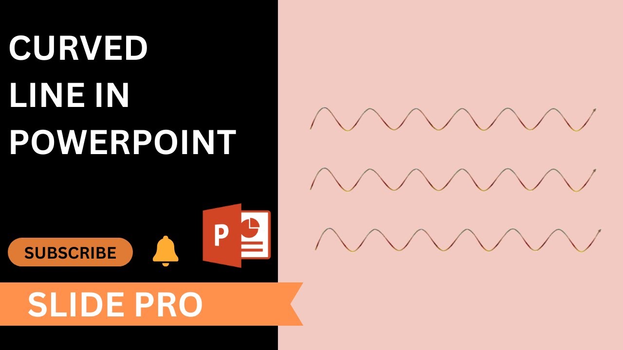 How to make a curved line in Powerpoint for beginners #viral #ppt ...