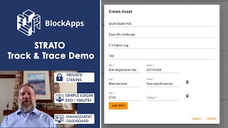 BlockApps NEW 2020 Track & Trace Demo